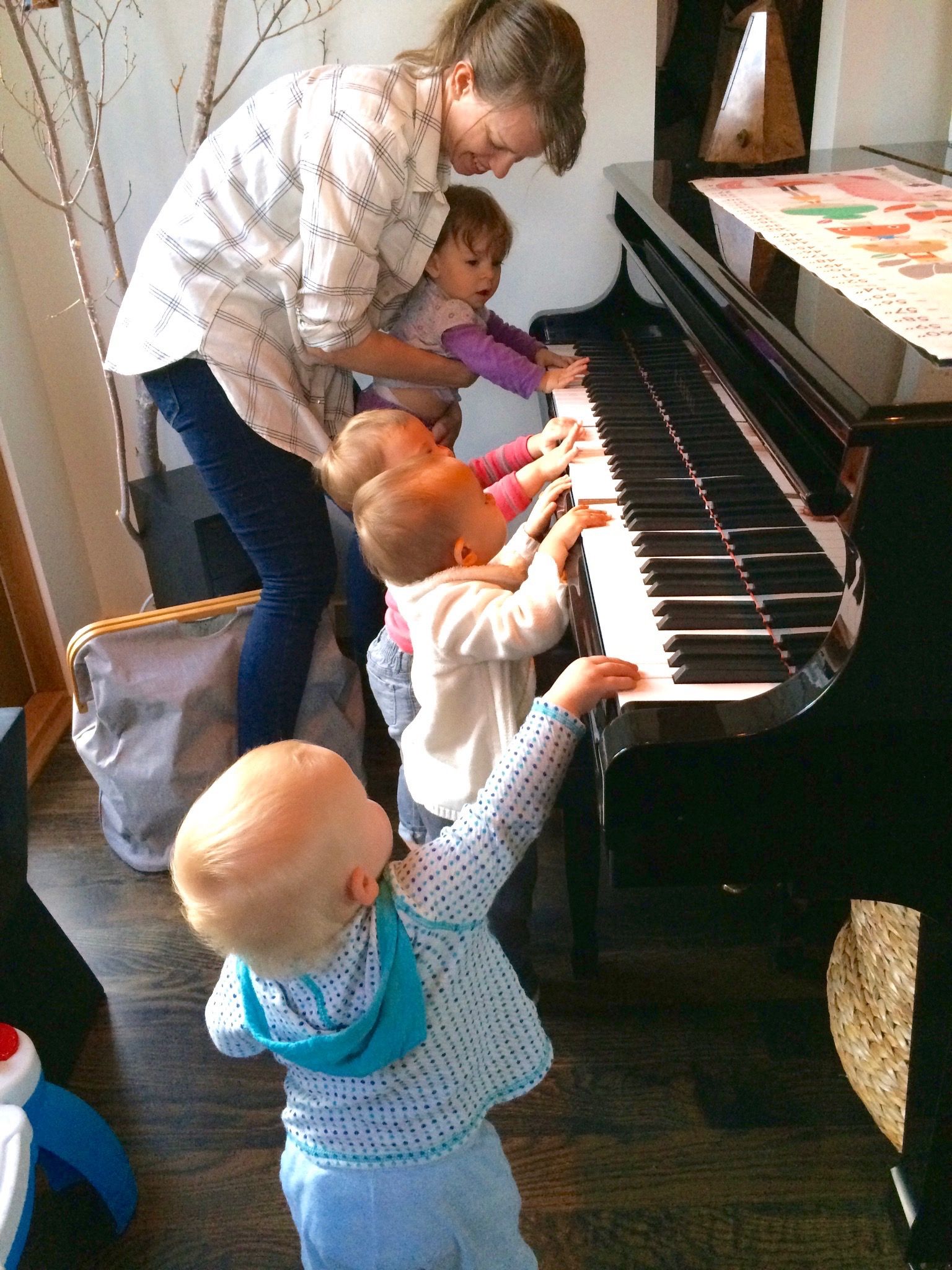 I'm a budding pianist!