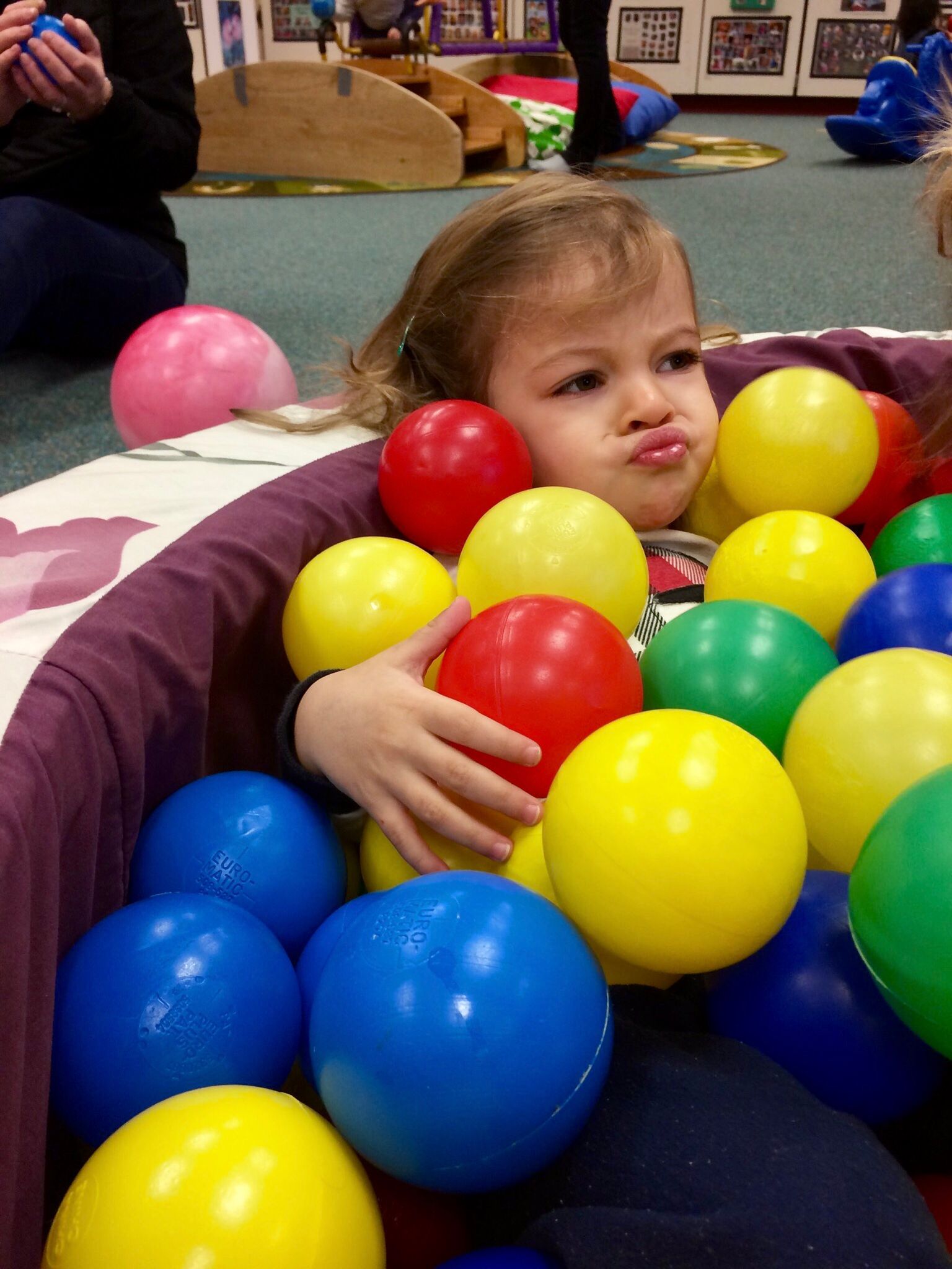 I'm in a ball pit!