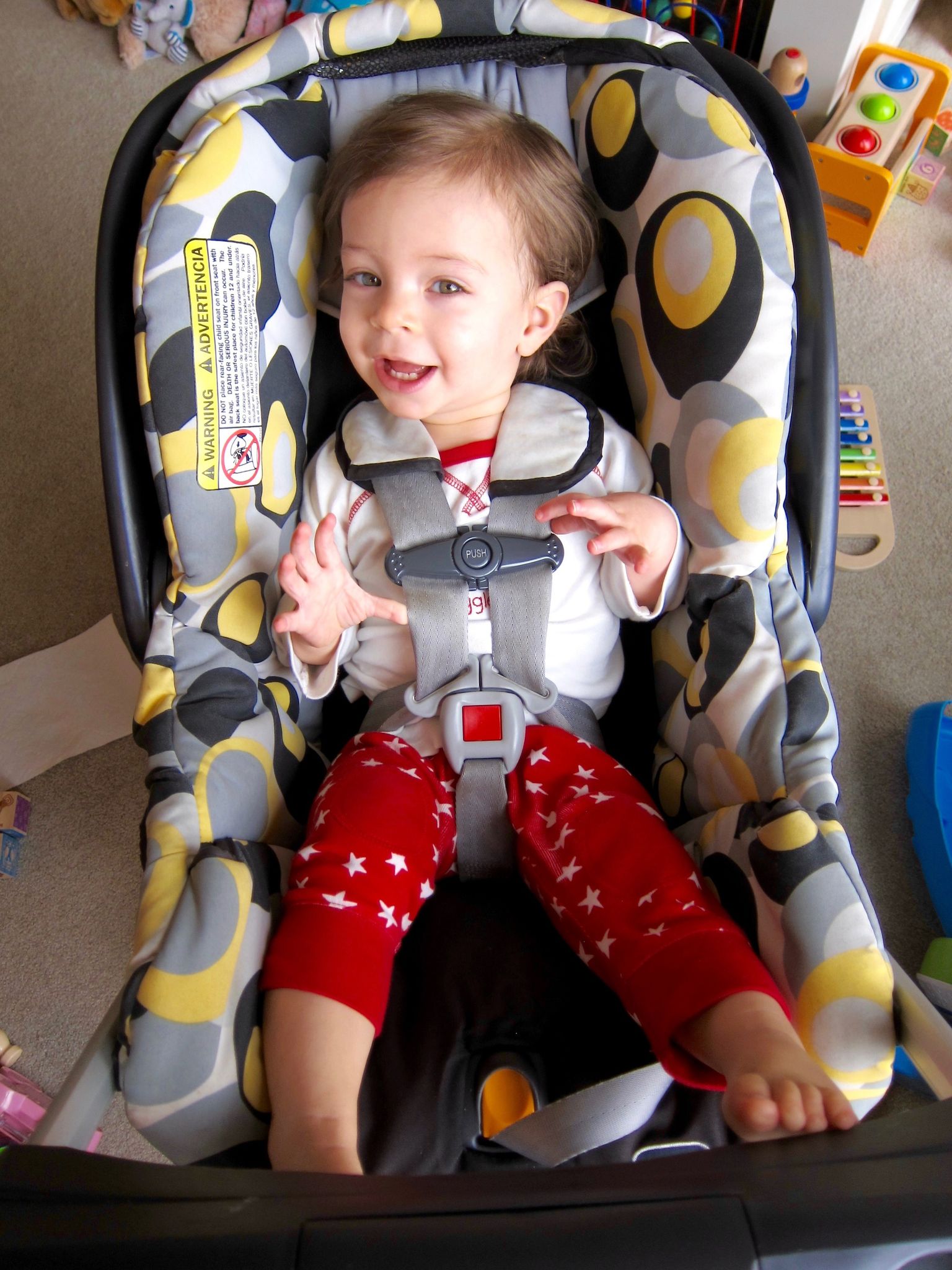 I'm done with my first car seat!