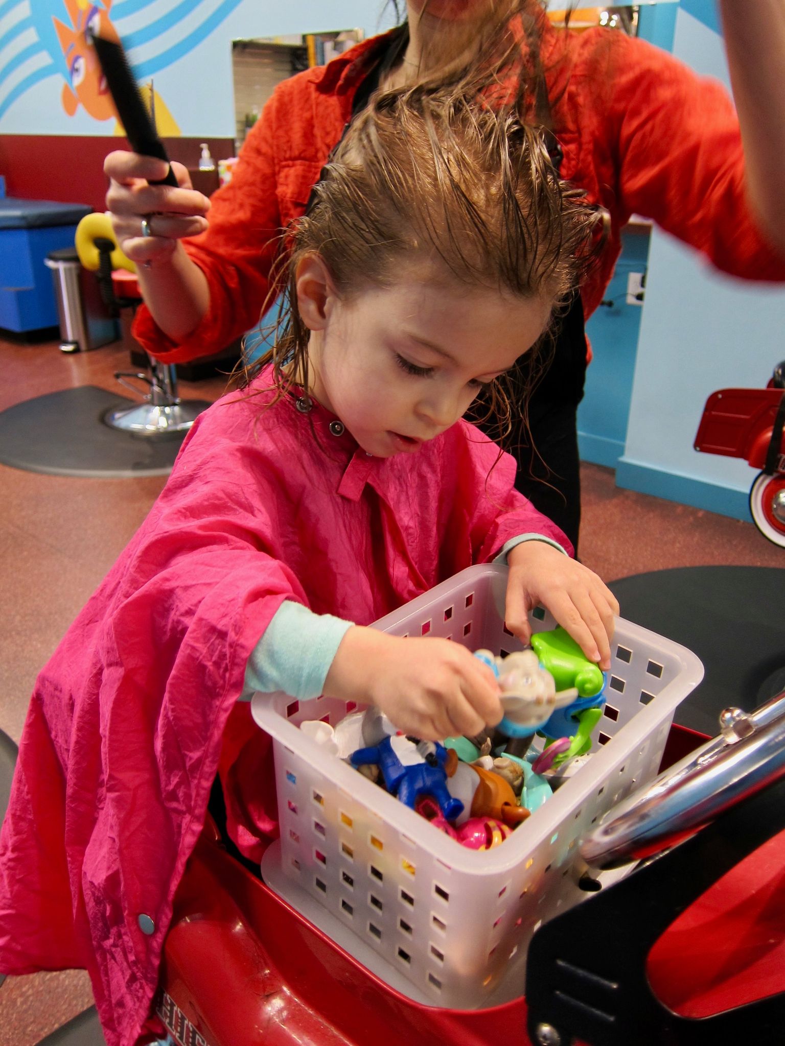 I'm getting my first haircut!