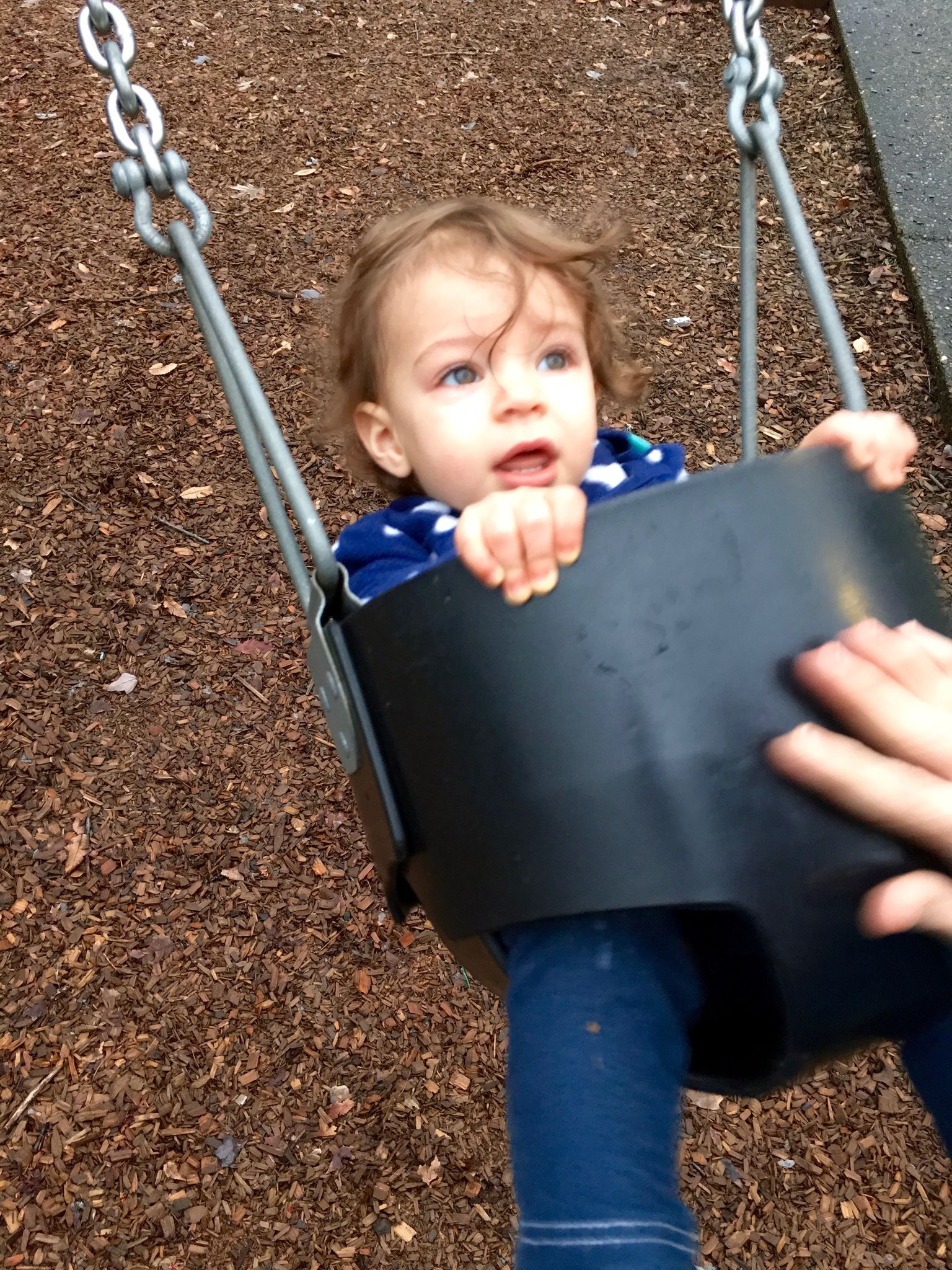 I'm baby swinging!